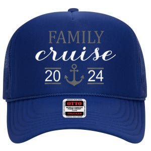 Family Cruise 2024 Family Vacation Matching for Cruise 2024 High Crown Mesh Back Trucker Hat