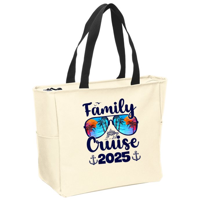 Family Cruise 2025 Family Vacation Matching Family Group Zip Tote Bag