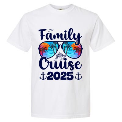 Family Cruise 2025 Family Vacation Matching Family Group Garment-Dyed Heavyweight T-Shirt