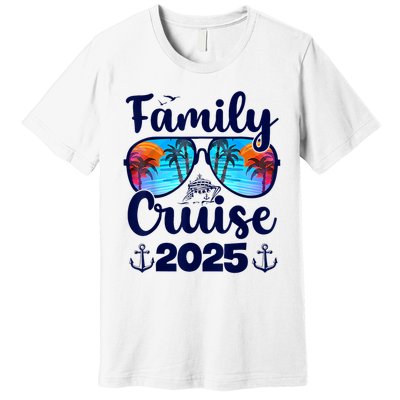 Family Cruise 2025 Family Vacation Matching Family Group Premium T-Shirt