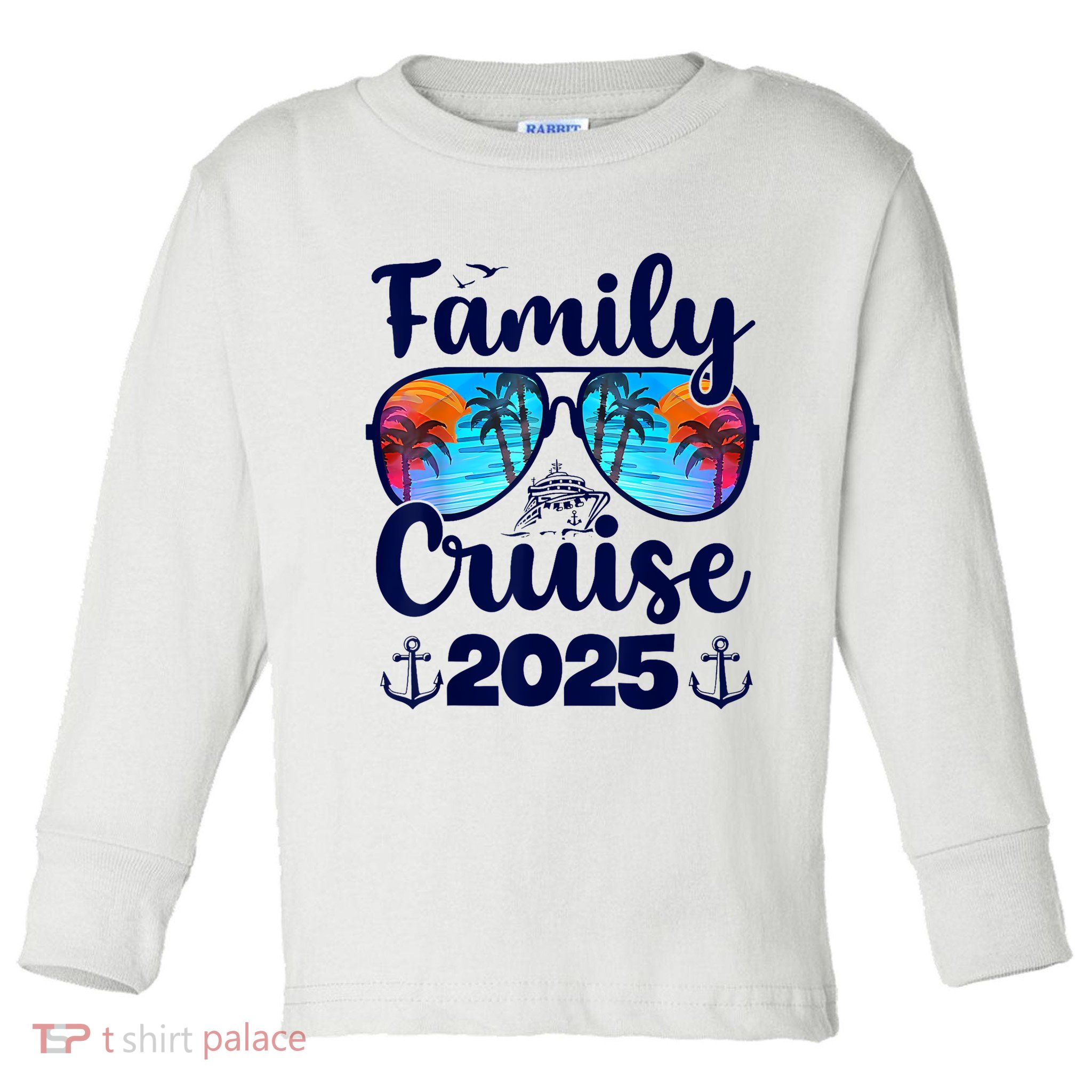 Family Cruise 2025 Family Vacation Matching Family Group Toddler Long Sleeve Shirt