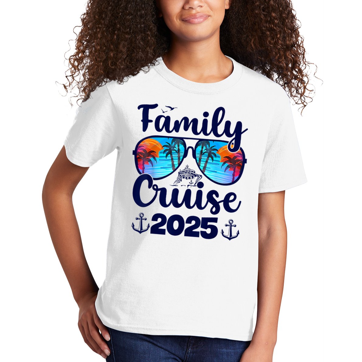 Family Cruise 2025 Family Vacation Matching Family Group Kids T-Shirt