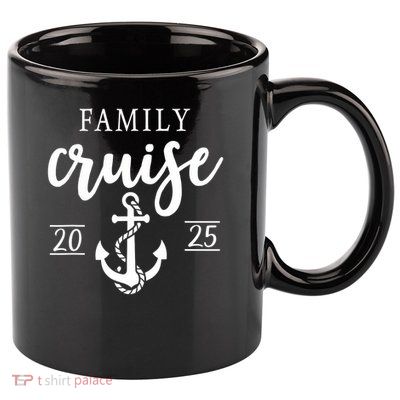 Family Cruise 2025 Family Vacation Matching for Cruise 2025 11oz C Handle Ceramic Mug