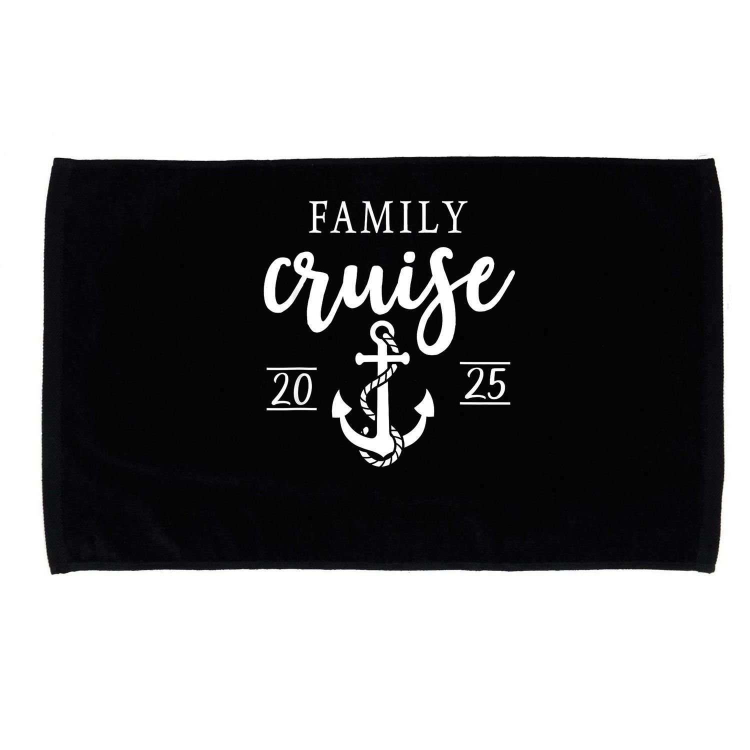 Family Cruise 2025 Family Vacation Matching for Cruise 2025 Microfiber Hand Towel