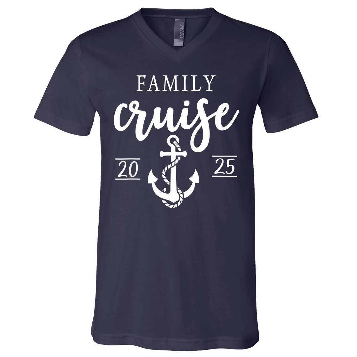 Family Cruise 2025 Family Vacation Matching for Cruise 2025 V-Neck T-Shirt