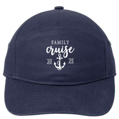 Family Cruise 2025 Family Vacation Matching for Cruise 2025 7-Panel Snapback Hat