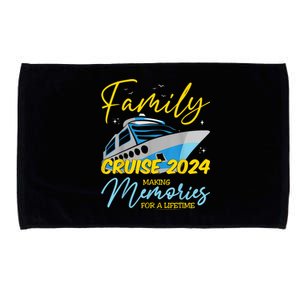 Family Cruise 2024 Sailing Cruising Vacation 2024 Microfiber Hand Towel