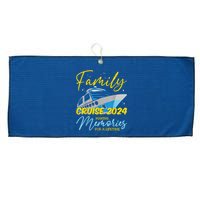 Family Cruise 2024 Sailing Cruising Vacation 2024 Large Microfiber Waffle Golf Towel