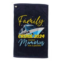 Family Cruise 2024 Sailing Cruising Vacation 2024 Platinum Collection Golf Towel