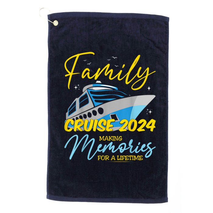 Family Cruise 2024 Sailing Cruising Vacation 2024 Platinum Collection Golf Towel