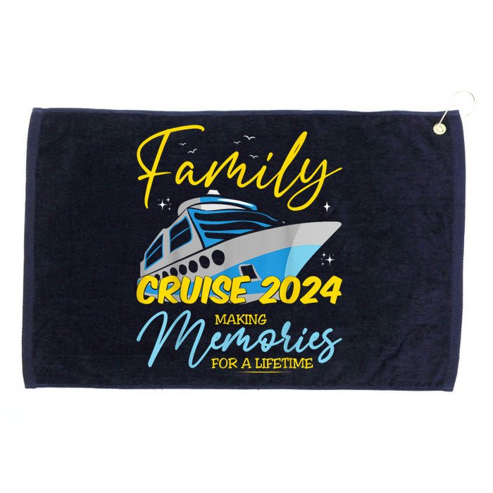 Family Cruise 2024 Sailing Cruising Vacation 2024 Grommeted Golf Towel