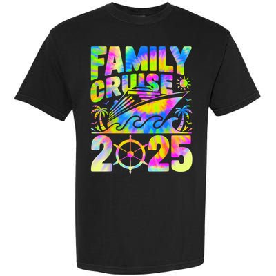 Family Cruise 2025 Matching Vacation 2025 Family Cruise Garment-Dyed Heavyweight T-Shirt