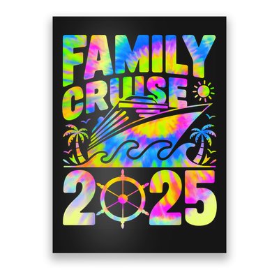 Family Cruise 2025 Matching Vacation 2025 Family Cruise Poster