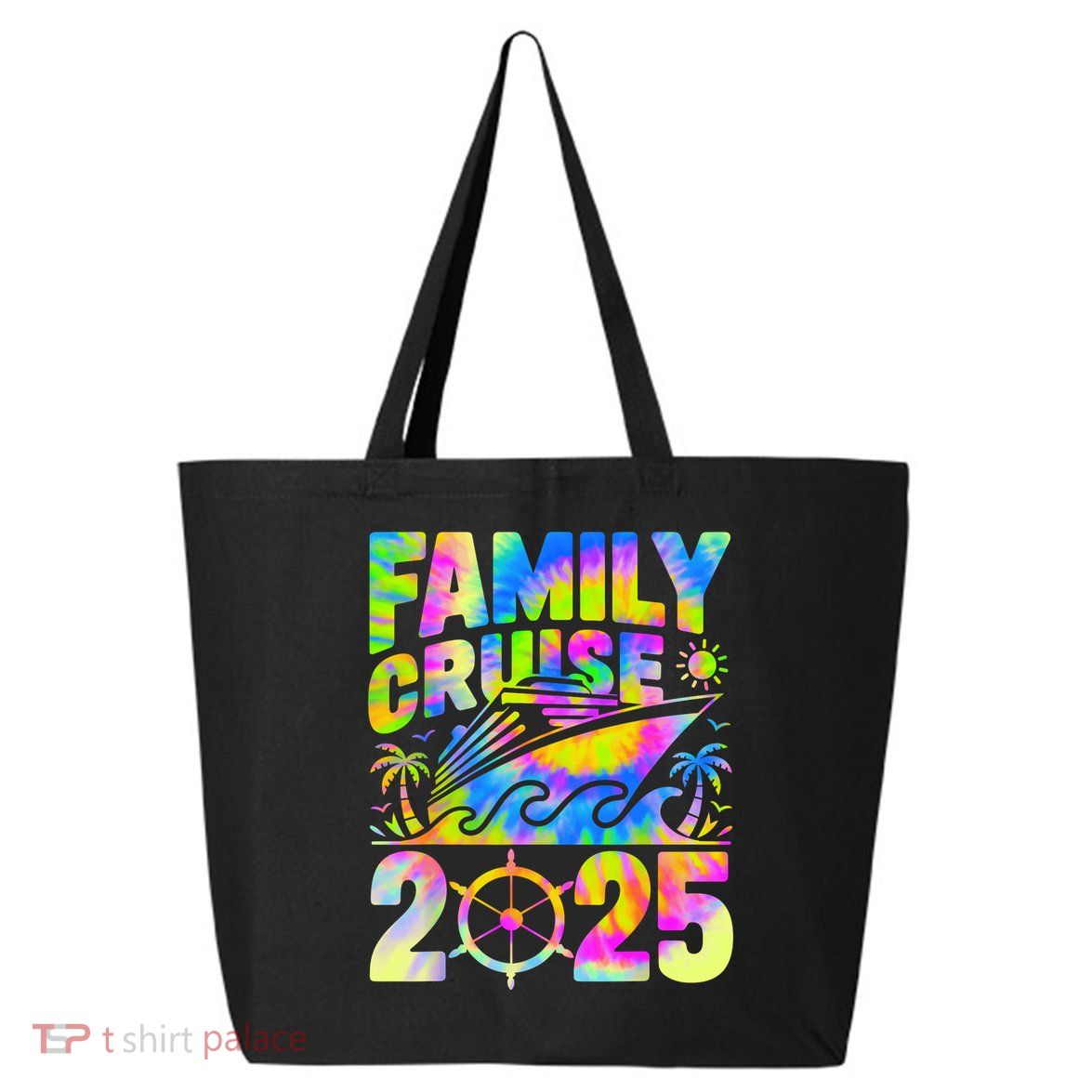 Family Cruise 2025 Matching Vacation 2025 Family Cruise 25L Jumbo Tote