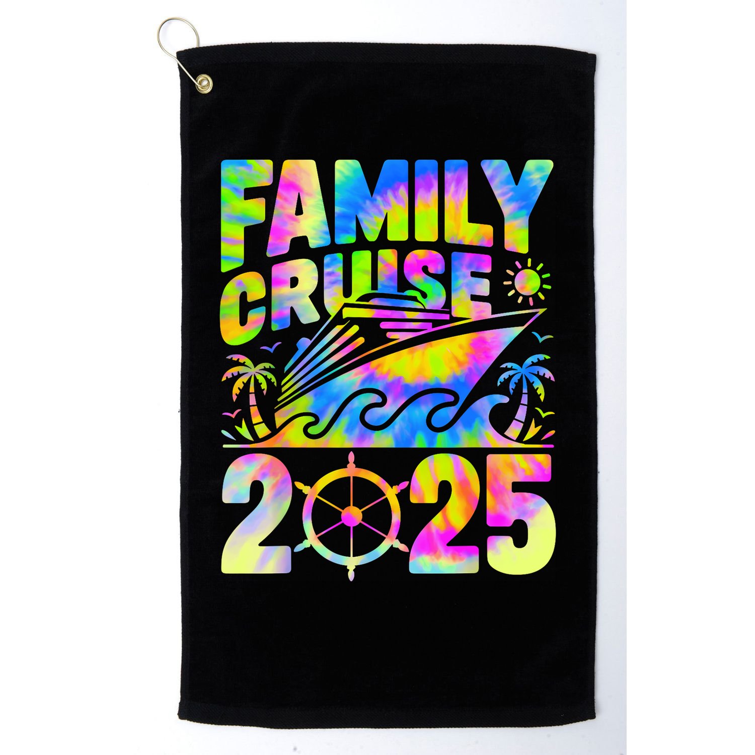 Family Cruise 2025 Matching Vacation 2025 Family Cruise Golf Towel