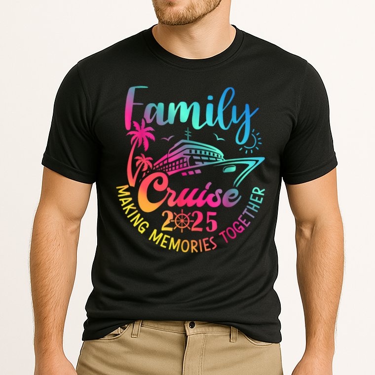 Family Cruise 2025 Summer Vacation Matching Family Cruise  Cooling Performance Crew T-Shirt