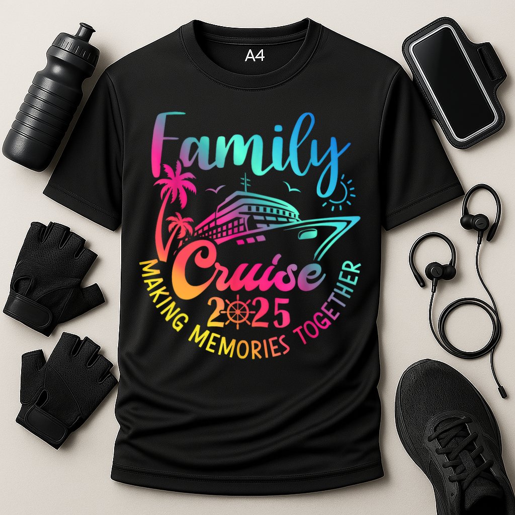 Family Cruise 2025 Summer Vacation Matching Family Cruise  Cooling Performance Crew T-Shirt