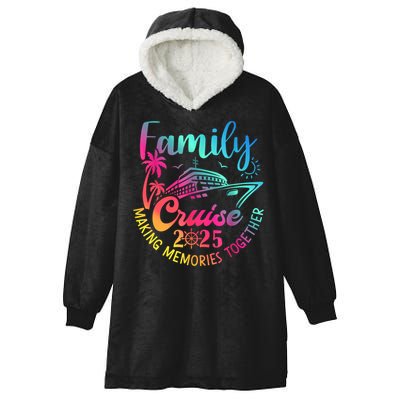 Family Cruise 2025 Summer Vacation Matching Family Cruise  Hooded Wearable Blanket