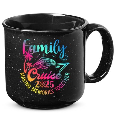 Family Cruise 2025 Summer Vacation Matching Family Cruise  15oz Campfire Ceramic Mug