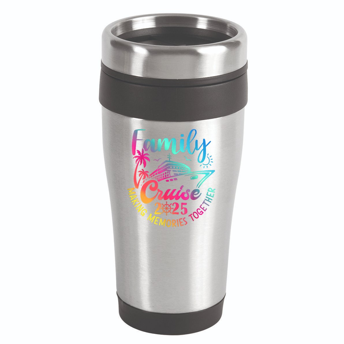 Family Cruise 2025 Summer Vacation Matching Family Cruise  16oz Travel Tumbler