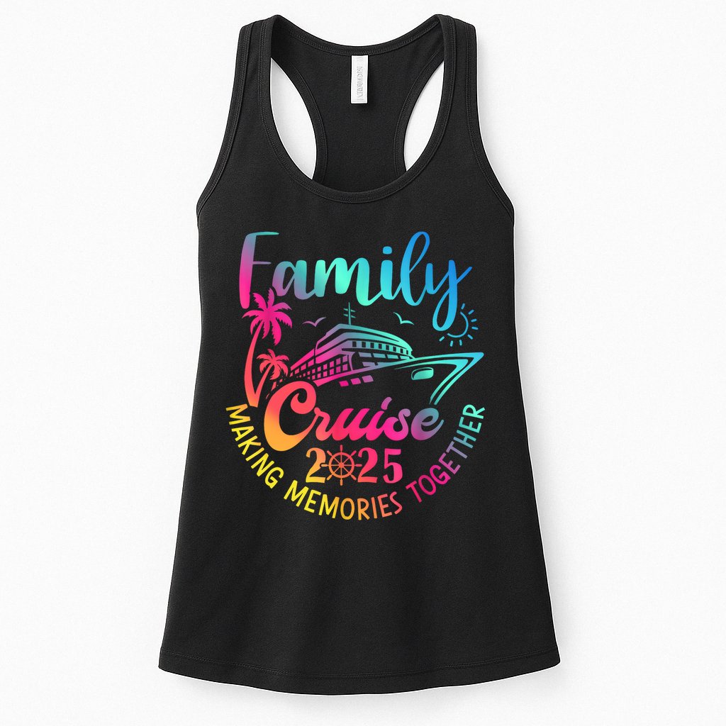 Family Cruise 2025 Summer Vacation Matching Family Cruise  Womens Tank Top