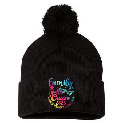 Family Cruise 2025 Summer Vacation Matching Family Cruise  Pom Pom 12in Knit Beanie