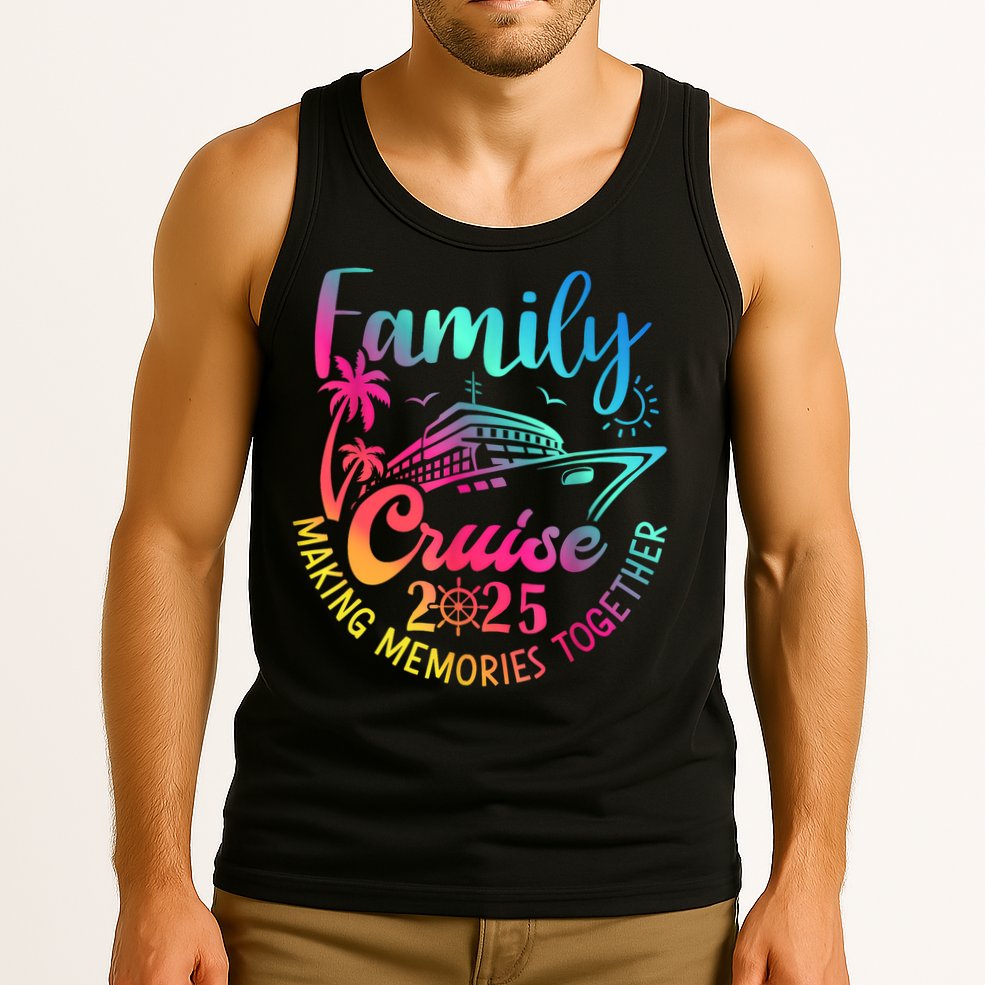 Family Cruise 2025 Summer Vacation Matching Family Cruise  Tank Top