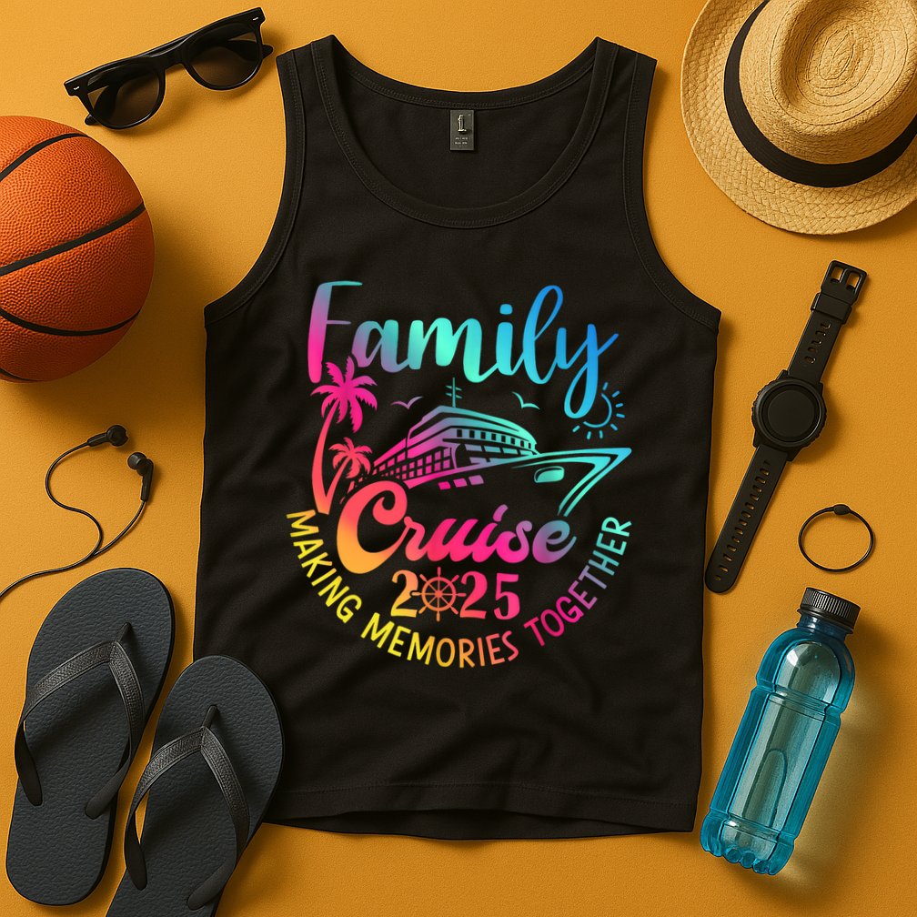 Family Cruise 2025 Summer Vacation Matching Family Cruise  Tank Top
