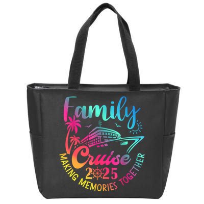 Family Cruise 2025 Summer Vacation Matching Family Cruise  Zip Tote Bag