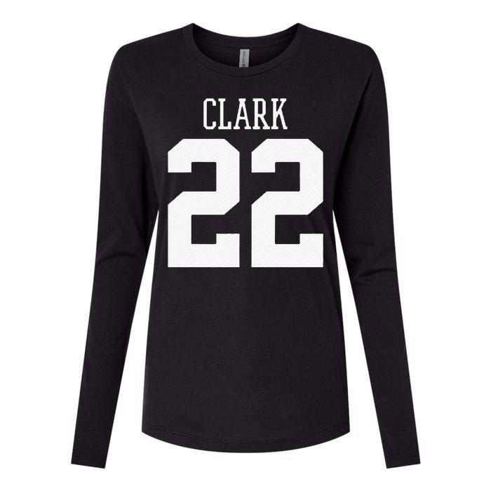 Funny Clark 22 Iowa Basketball Gift Womens Cotton Relaxed Long Sleeve T-Shirt