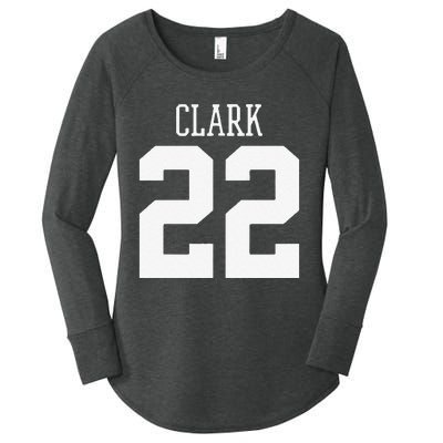 Funny Clark 22 Iowa Basketball Gift Women's Perfect Tri Tunic Long Sleeve Shirt