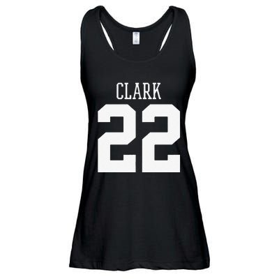 Funny Clark 22 Iowa Basketball Gift Ladies Essential Flowy Tank