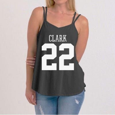 Funny Clark 22 Iowa Basketball Gift Women's Strappy Tank