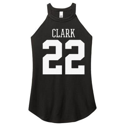 Funny Clark 22 Iowa Basketball Gift Women's Perfect Tri Rocker Tank