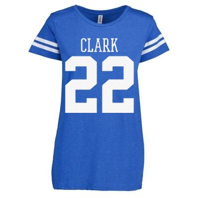 Funny Clark 22 Iowa Basketball Gift Enza Ladies Jersey Football T-Shirt