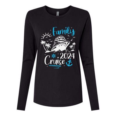 Family Cruise 2024 Making Memories Family Vacation Trip 2024  Womens Cotton Relaxed Long Sleeve T-Shirt