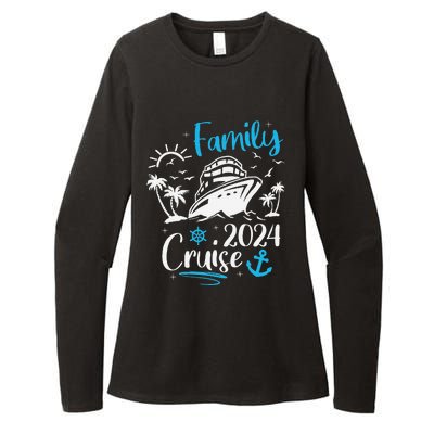 Family Cruise 2024 Making Memories Family Vacation Trip 2024  Womens CVC Long Sleeve Shirt