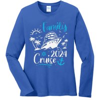 Family Cruise 2024 Making Memories Family Vacation Trip 2024  Ladies Long Sleeve Shirt