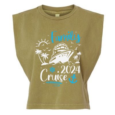 Family Cruise 2024 Making Memories Family Vacation Trip 2024  Garment-Dyed Women's Muscle Tee