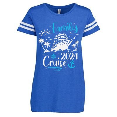 Family Cruise 2024 Making Memories Family Vacation Trip 2024  Enza Ladies Jersey Football T-Shirt