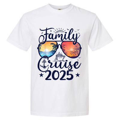 Family Cruise 2025 Summer Vacation Matching Family Cruise Garment-Dyed Heavyweight T-Shirt