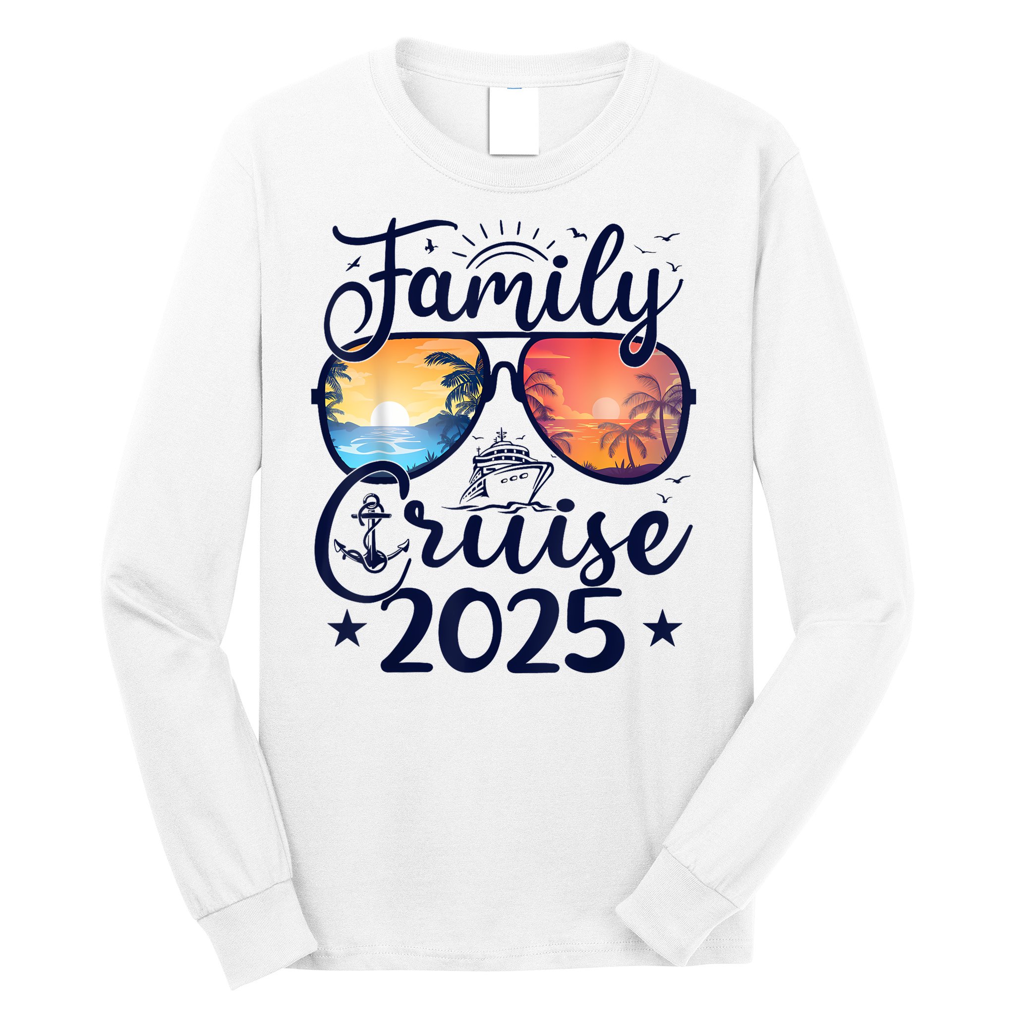 Family Cruise 2025 Summer Vacation Matching Family Cruise Long Sleeve Shirt