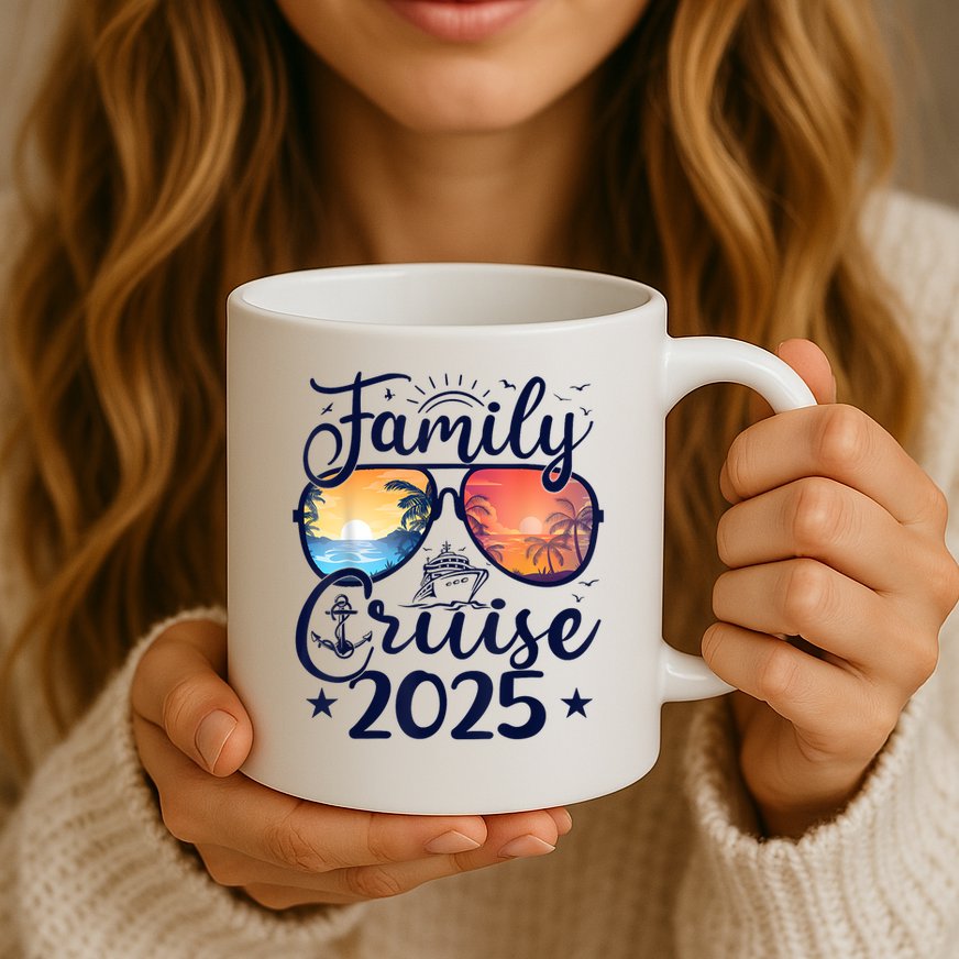 Family Cruise 2025 Summer Vacation Matching Family Cruise Mug