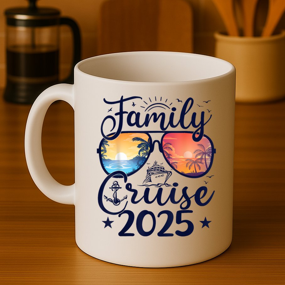 Family Cruise 2025 Summer Vacation Matching Family Cruise Mug
