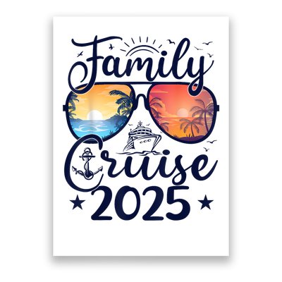 Family Cruise 2025 Summer Vacation Matching Family Cruise Poster