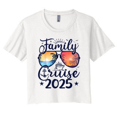 Family Cruise 2025 Summer Vacation Matching Family Cruise Crop Top