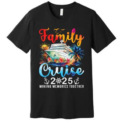 Family Cruise 2025 Vacation Trip Family Matching Cruise Ship Premium T-Shirt
