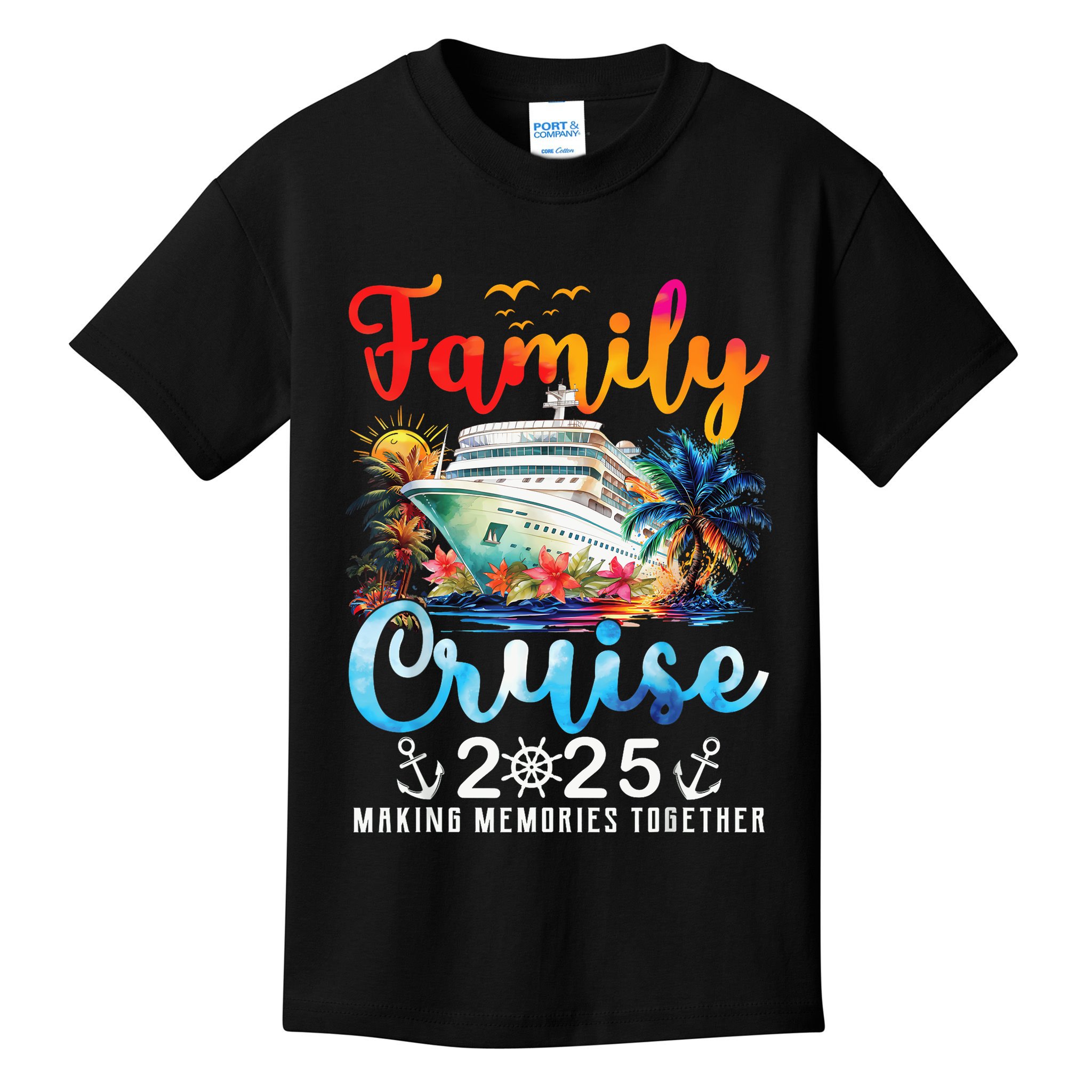 Family Cruise 2025 Vacation Trip Family Matching Cruise Ship Kids T-Shirt