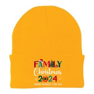 Family Christmas 2024 Matching Outfit Xmas Squad Santa Group Knit Cap Winter Beanie