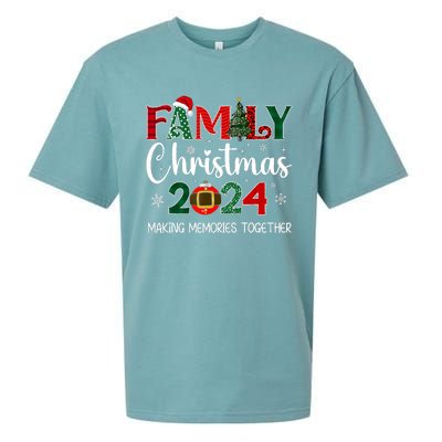 Family Christmas 2024 Matching Outfit Xmas Squad Santa Group Sueded Cloud Jersey T-Shirt